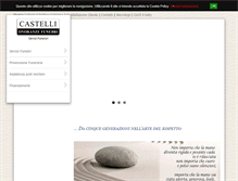 Tablet Screenshot of castellionoranzefunebri.com